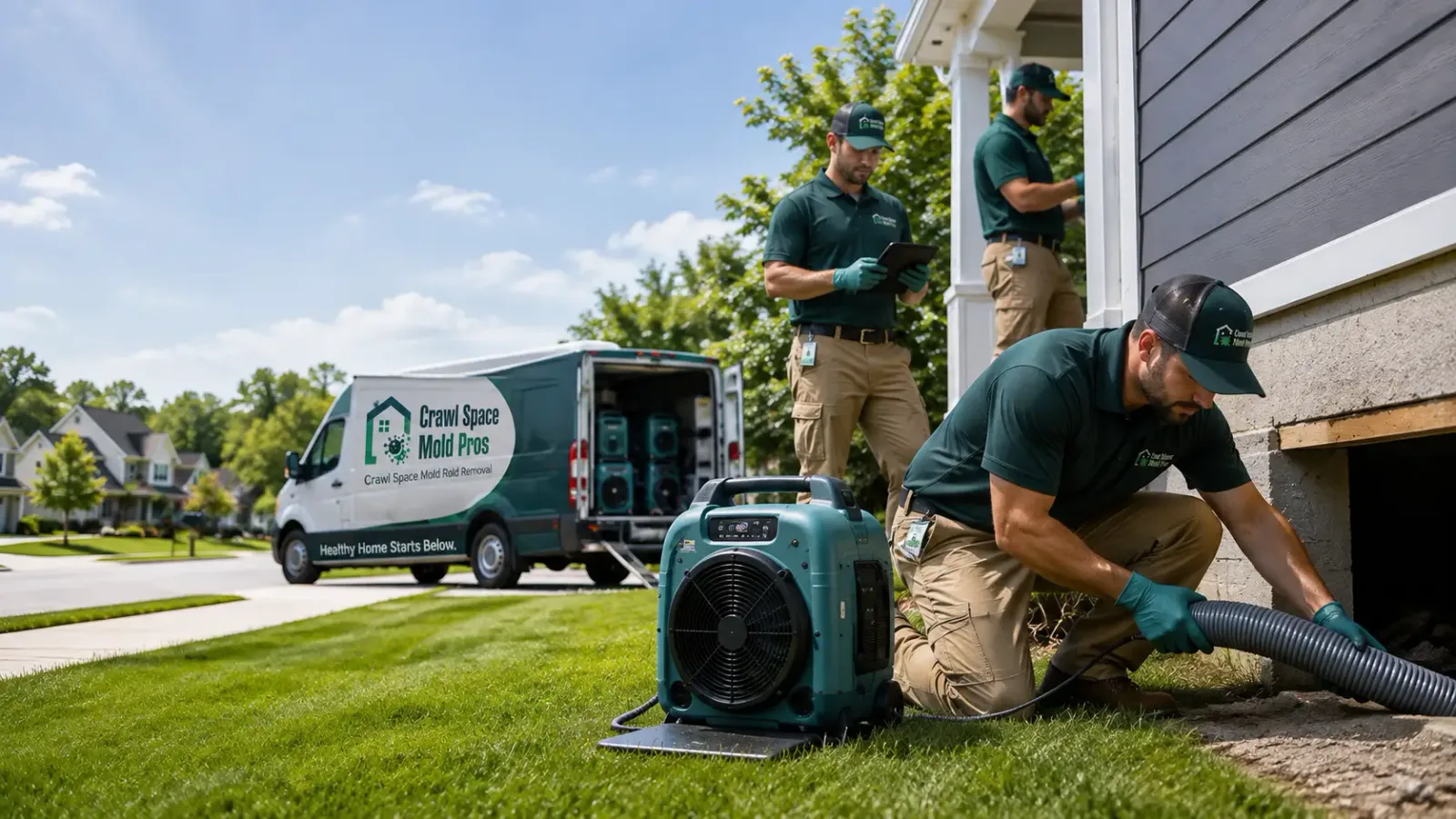 Crawl Space Mold Removal in Beaver, OH